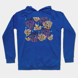 sea corals and diamonds Hoodie